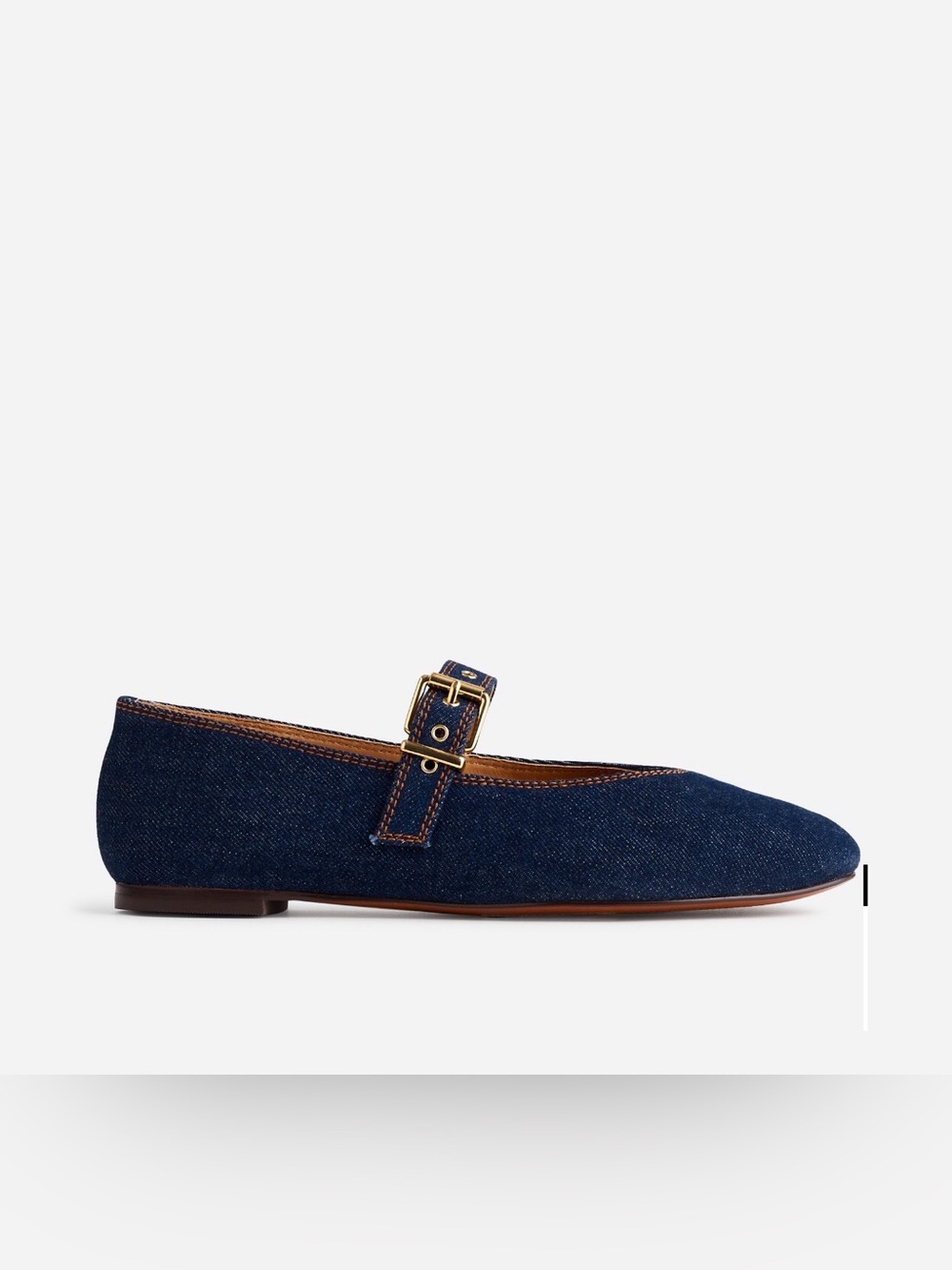 Madewell The Remy Mary Jane Flat in Denim:
Sculptural Buckle Edition NWOT 5.5 - Picture 8 of 11